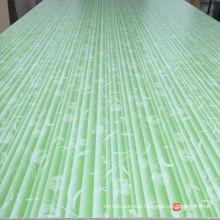 4x8 ft melamine green leaf special color 18mm mdf board for furniture